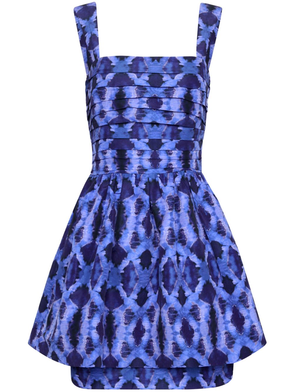 Rebecca Vallance Shiloh graphic-print minidress - Blue von Rebecca Vallance