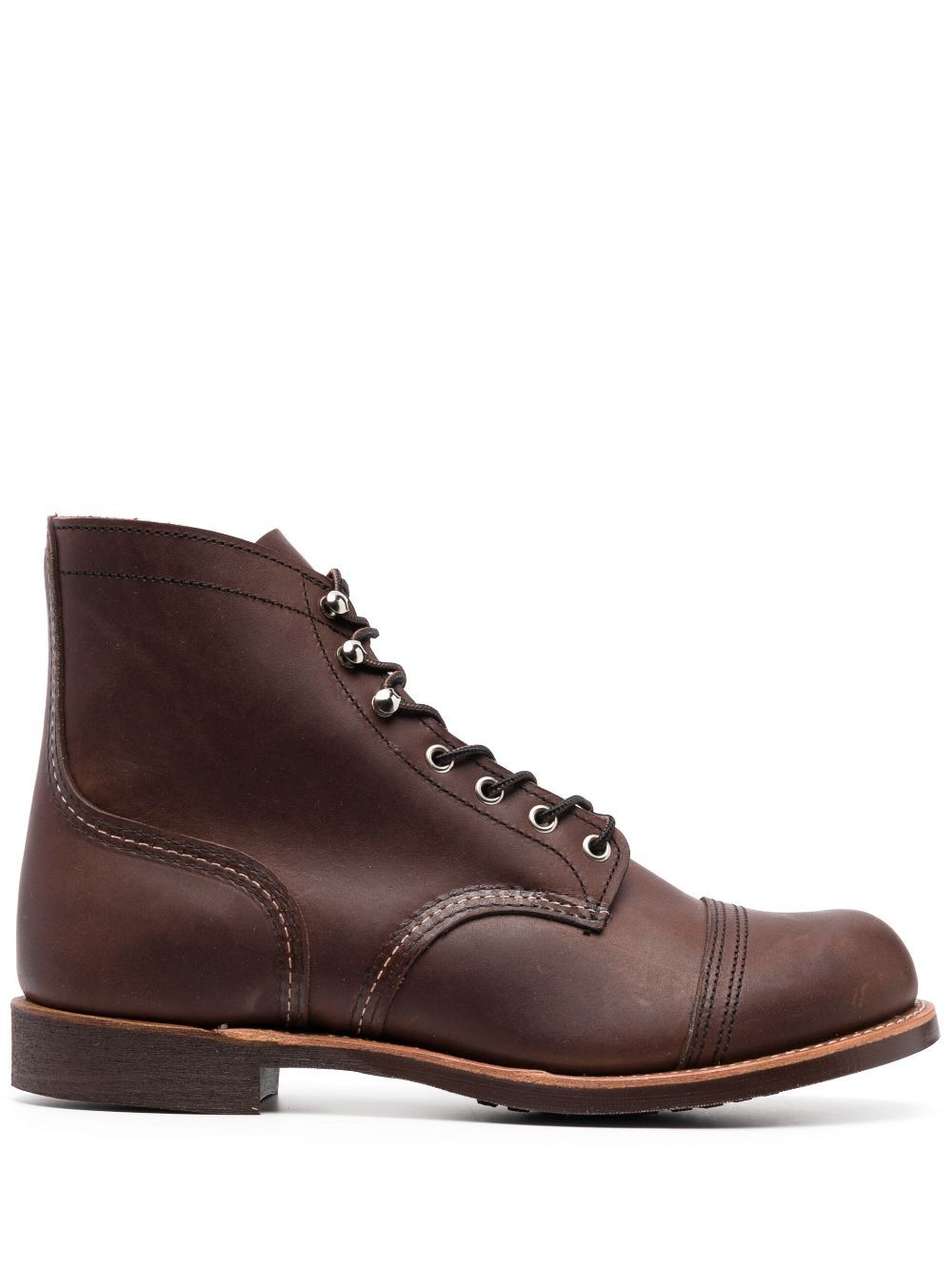 Red Wing Shoes Iron Ranger leather ankle boots - Brown von Red Wing Shoes