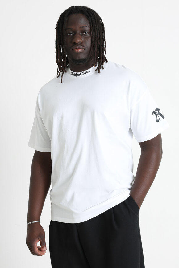 Redefined Rebel Otis T-Shirt | White | Herren  | M von Redefined Rebel
