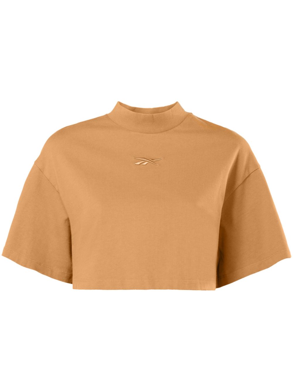 Reebok LTD Vector cropped cotton T-shirt - Brown von Reebok LTD