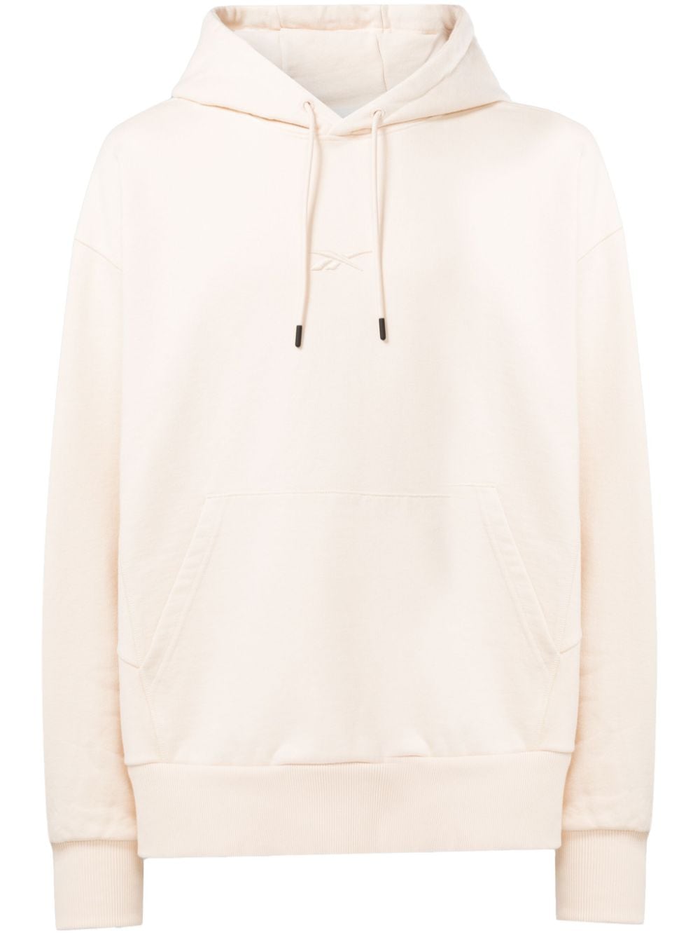 Reebok LTD logo-embroidered cotton hoodie - Neutrals von Reebok LTD