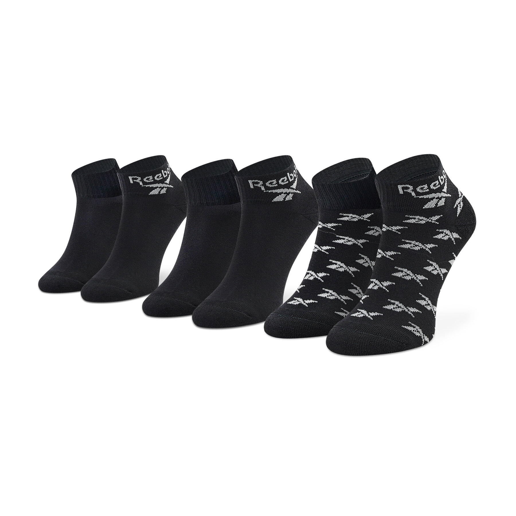 3er-Set hohe Unisex-Socken Reebok Cl Fo Ankle Sock 3P GG6675 Black von Reebok
