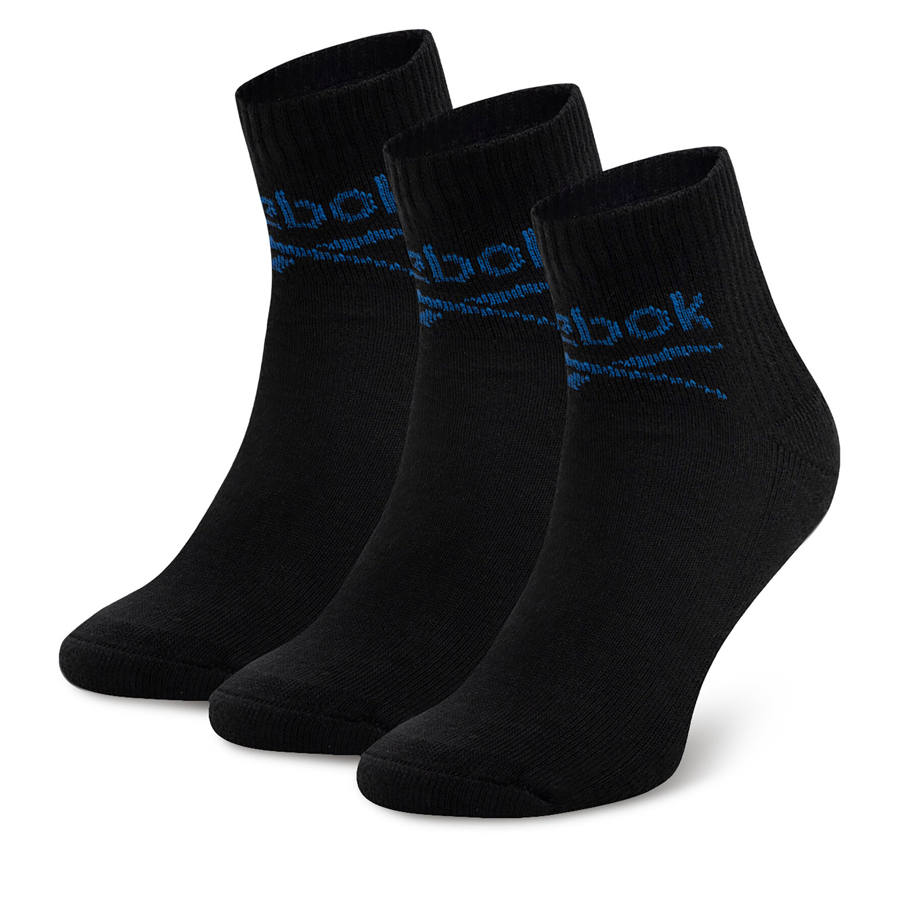 3er-Set hohe Unisex-Socken Reebok R0255-SS24 (3-pack) Schwarz von Reebok