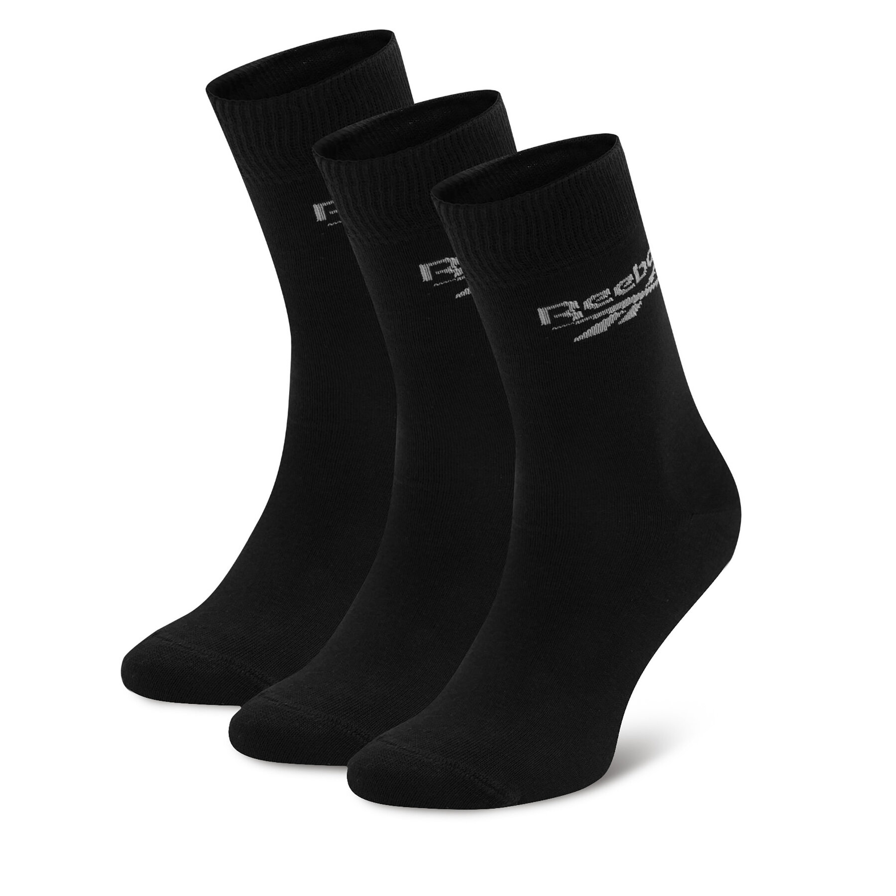 3er-Set hohe Unisex-Socken Reebok R0367-SS24 (3-pack) Schwarz von Reebok