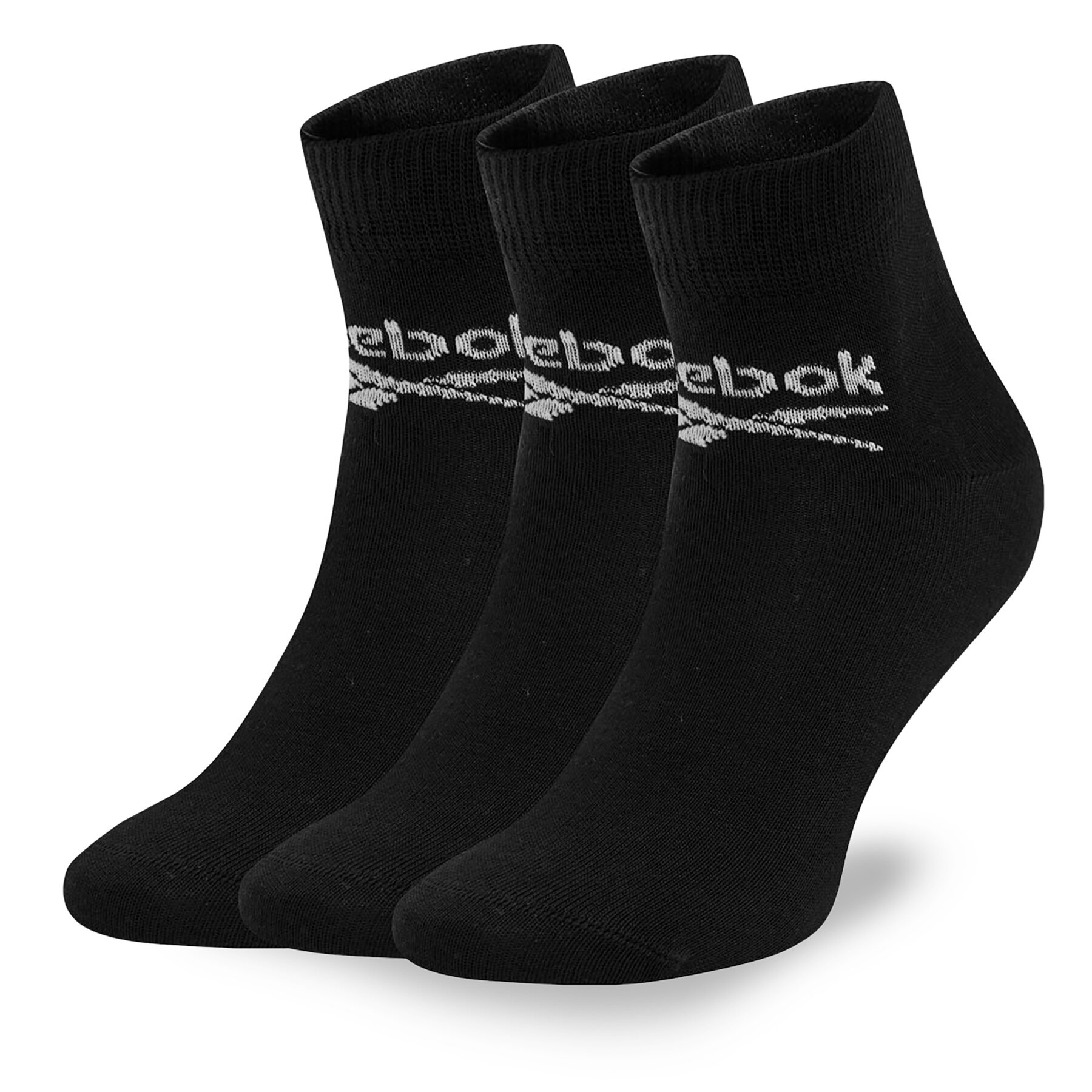 3er-Set hohe Unisex-Socken Reebok R0429-SS24 (3-pack) Schwarz von Reebok