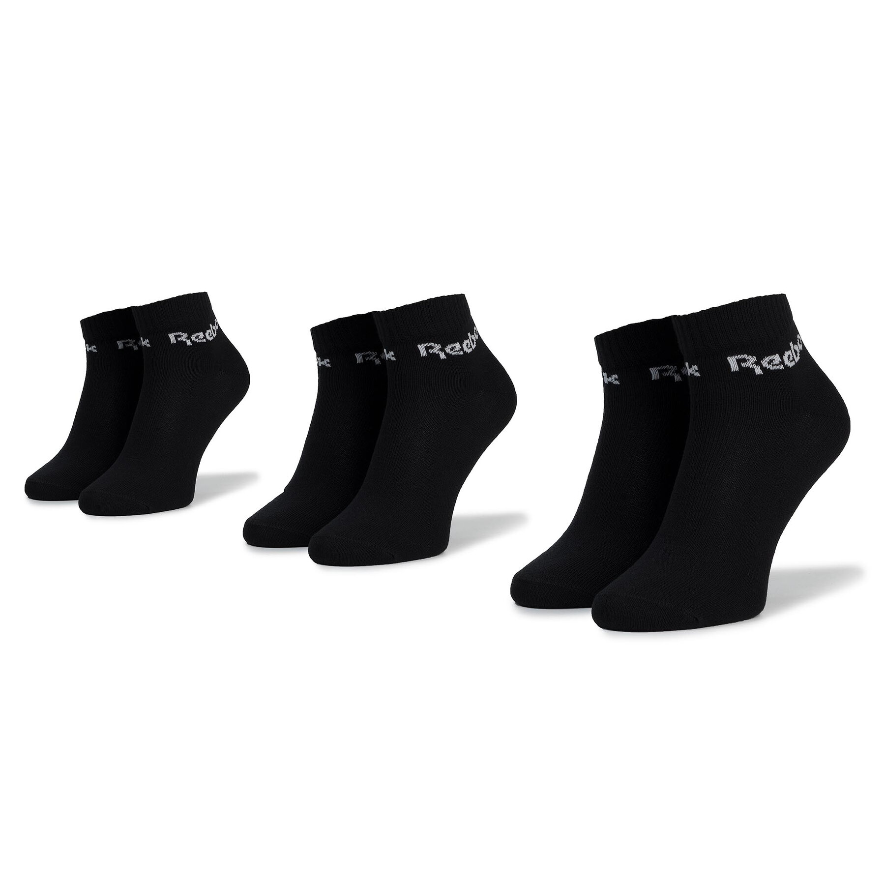 3er-Set niedrige Unisex-Socken Reebok Act Core Ankle Sock 3p FL5226 Black von Reebok