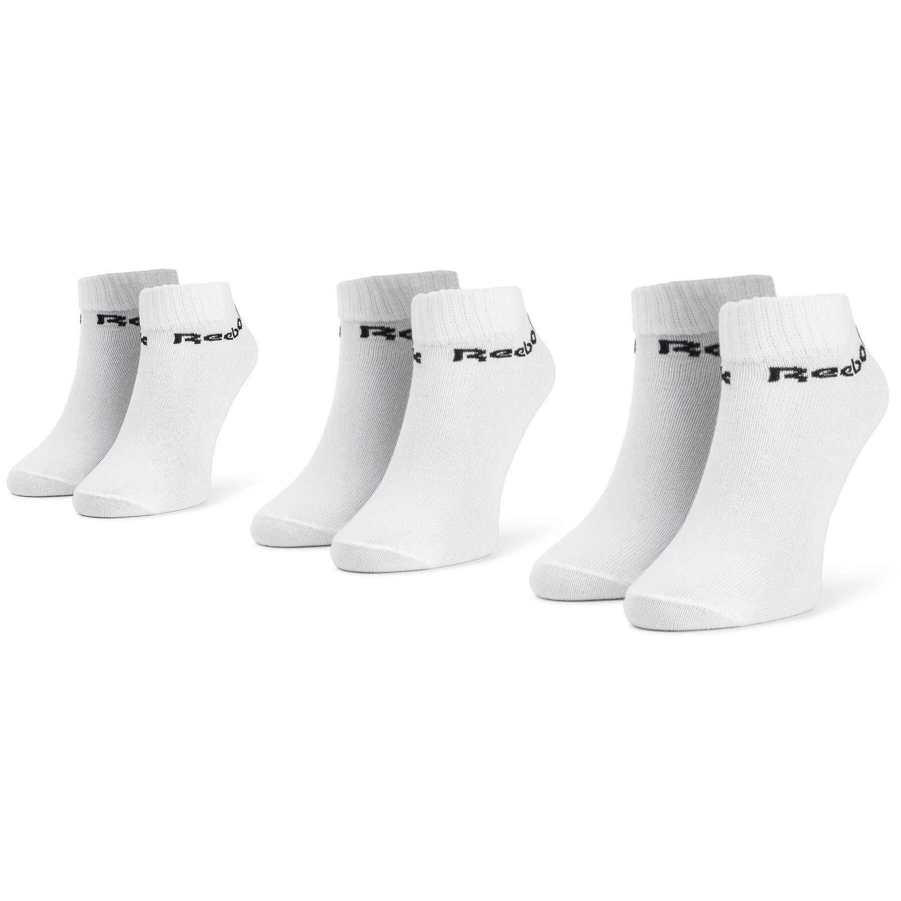 3er-Set niedrige Unisex-Socken Reebok Act Core Ankle Sock 3p FL5227 White von Reebok