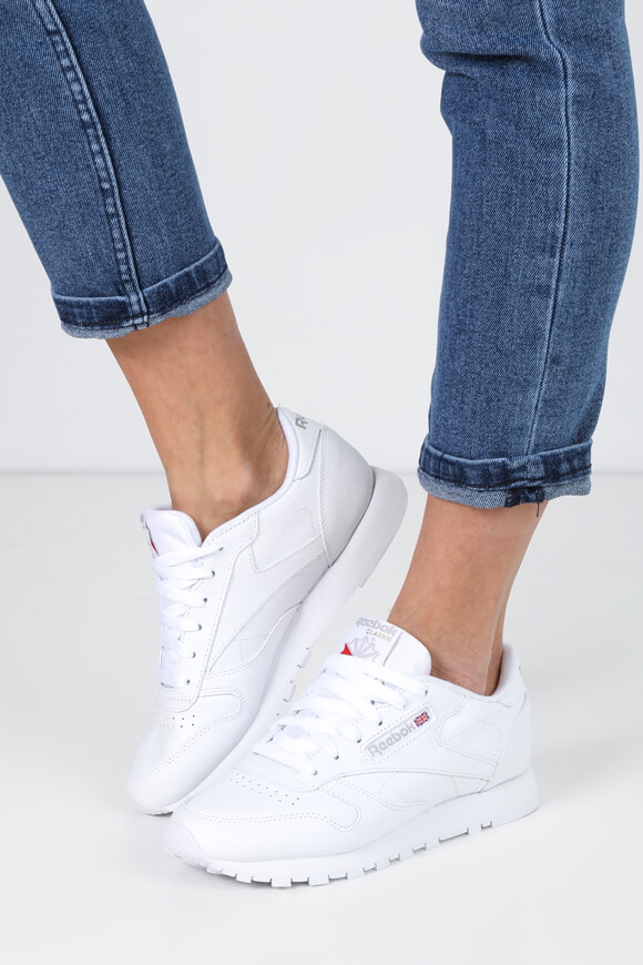 Reebok Classic Leather Sneaker | Weiss | Damen  | EU36 von Reebok