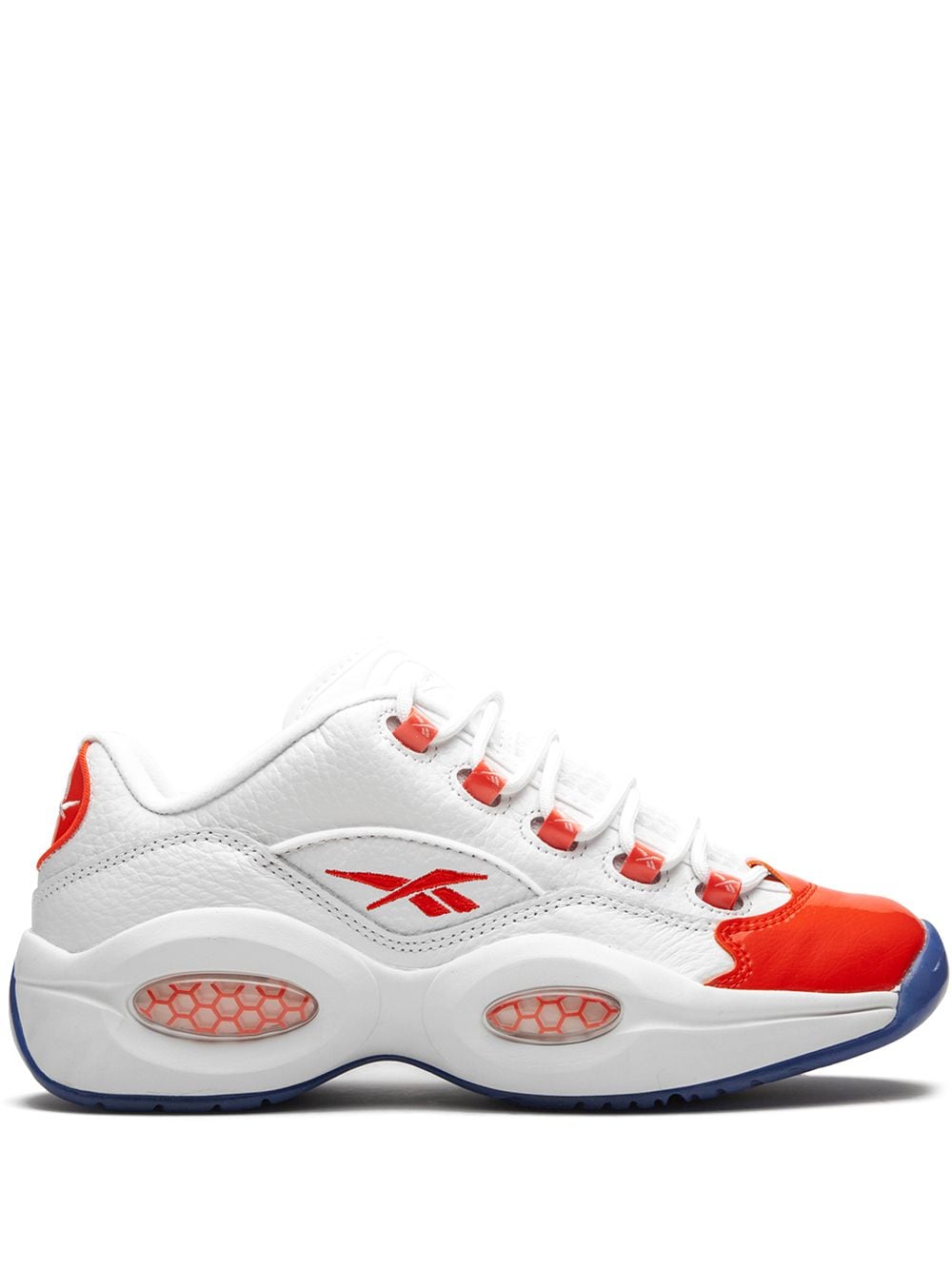 Reebok Question Low "Patent Vivid Orange" sneakers - White von Reebok