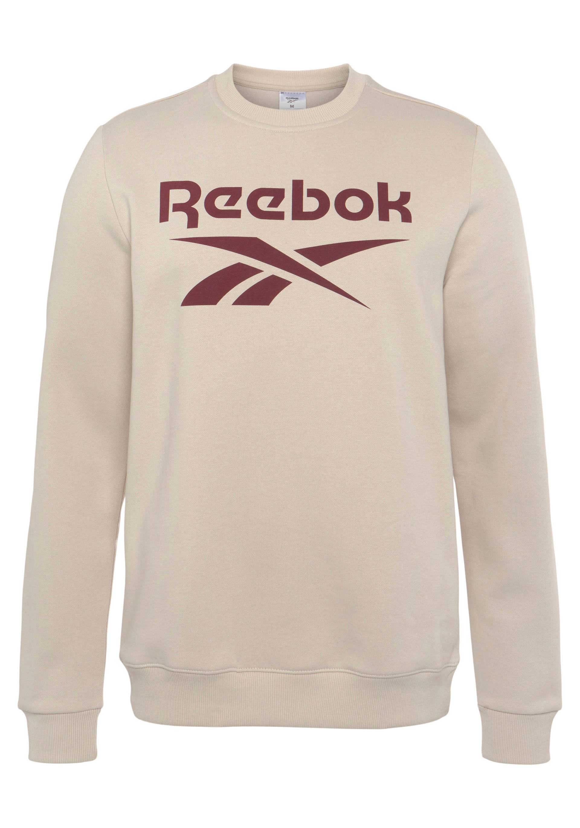 Reebok Sweatshirt »REEBOK IDENTITY FLEECE STACKED LOGO CREW SWEATSHIRT« von Reebok