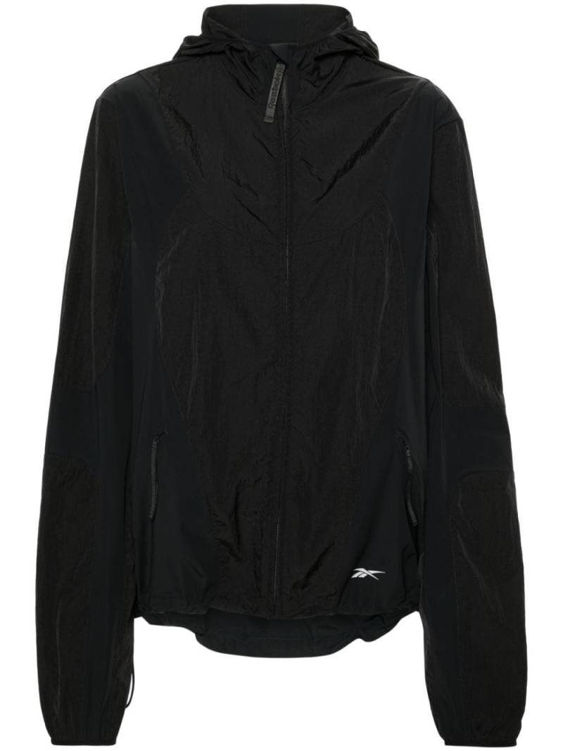 Reebok panelled hooded track jacket - Black von Reebok