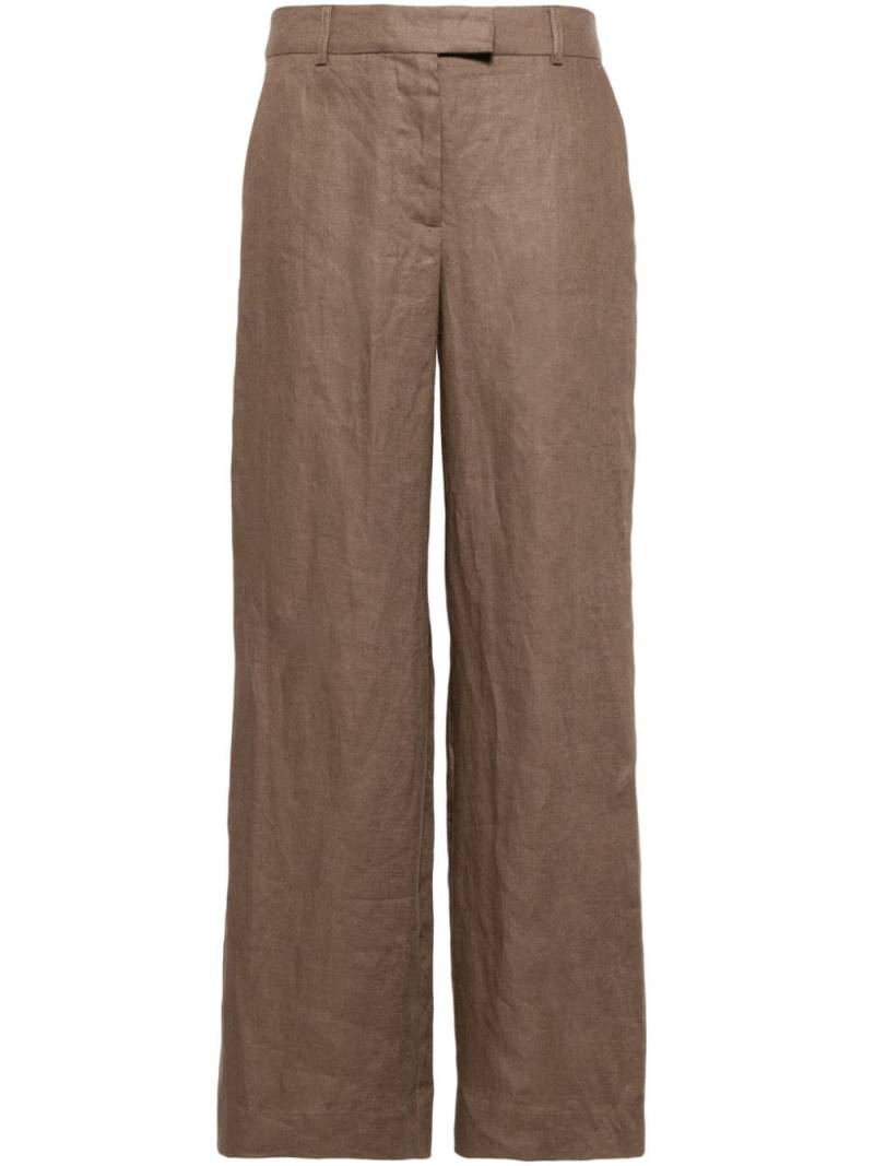 Reformation Carter linen trousers - Brown von Reformation