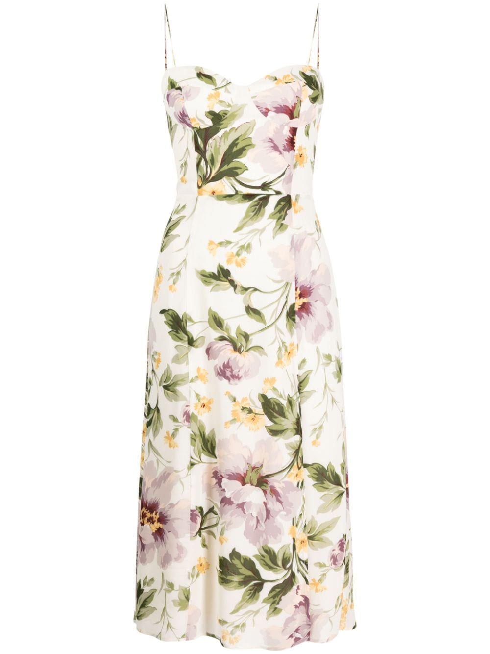 Reformation Juliette floral-print midi dress - Neutrals von Reformation