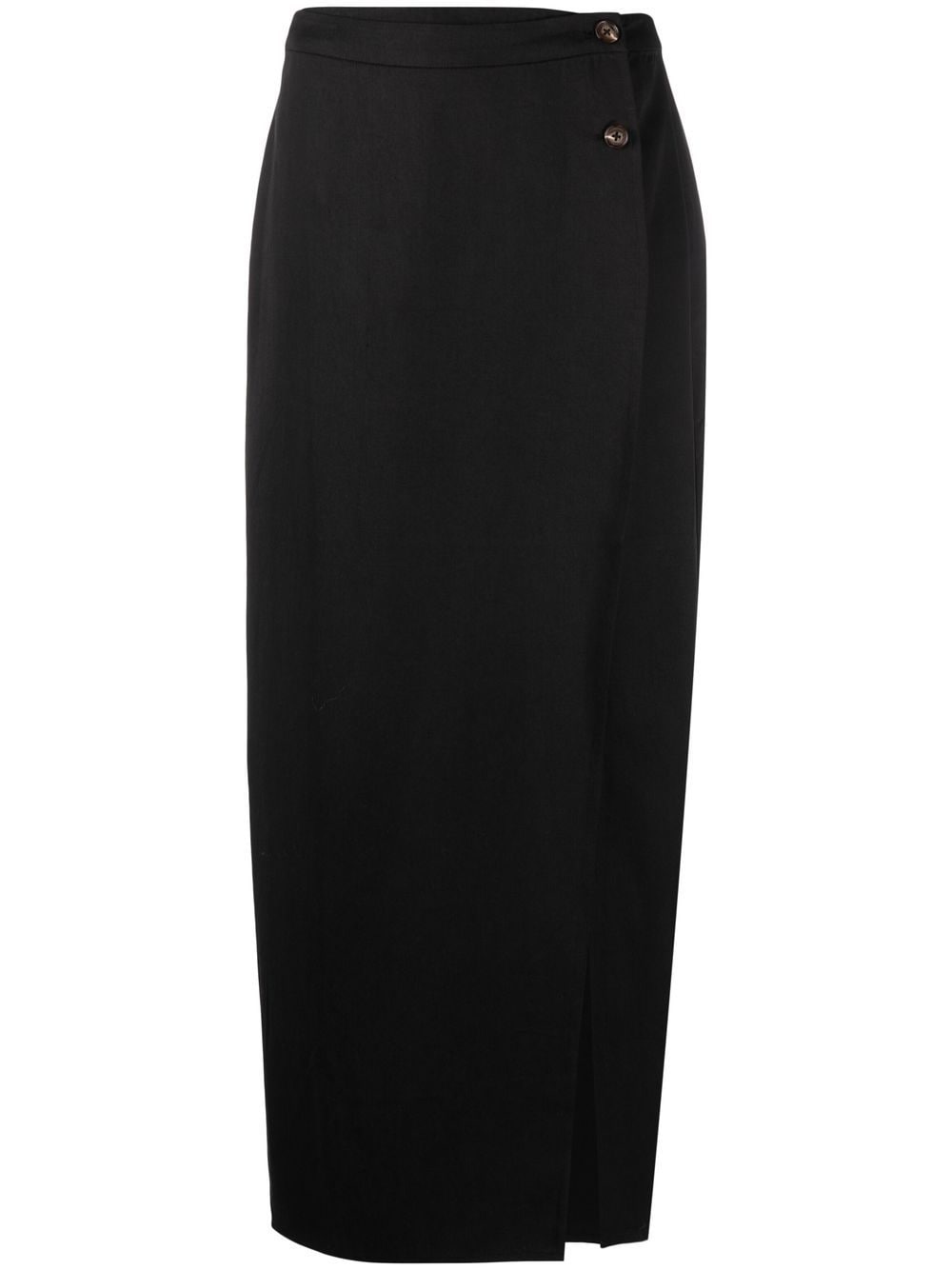 Reformation Kai wrap-design skirt - Black von Reformation