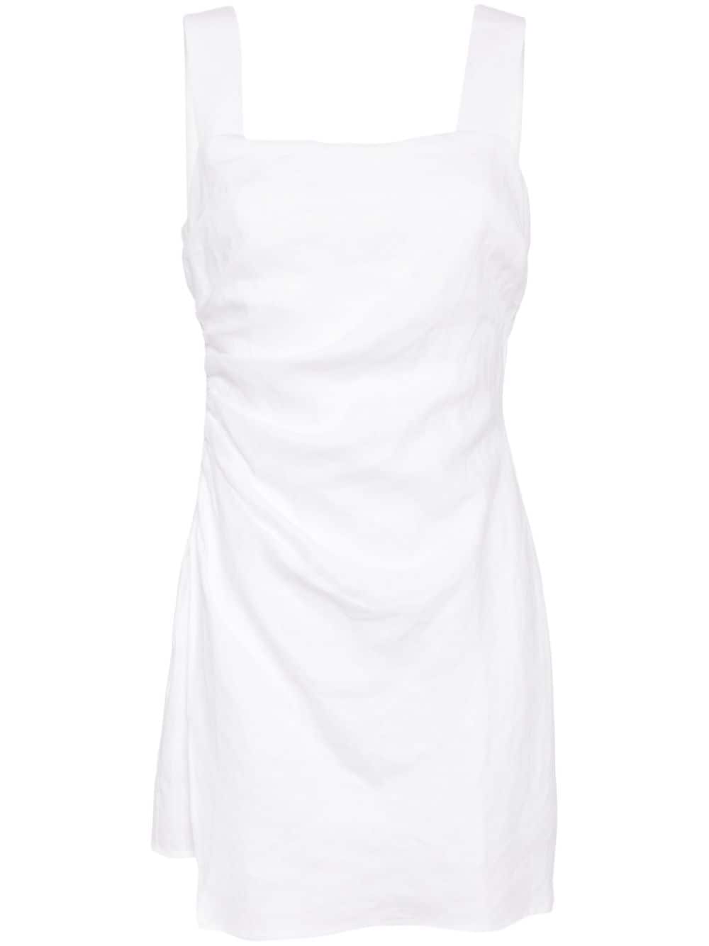 Reformation Kerrigan linen dress - White von Reformation
