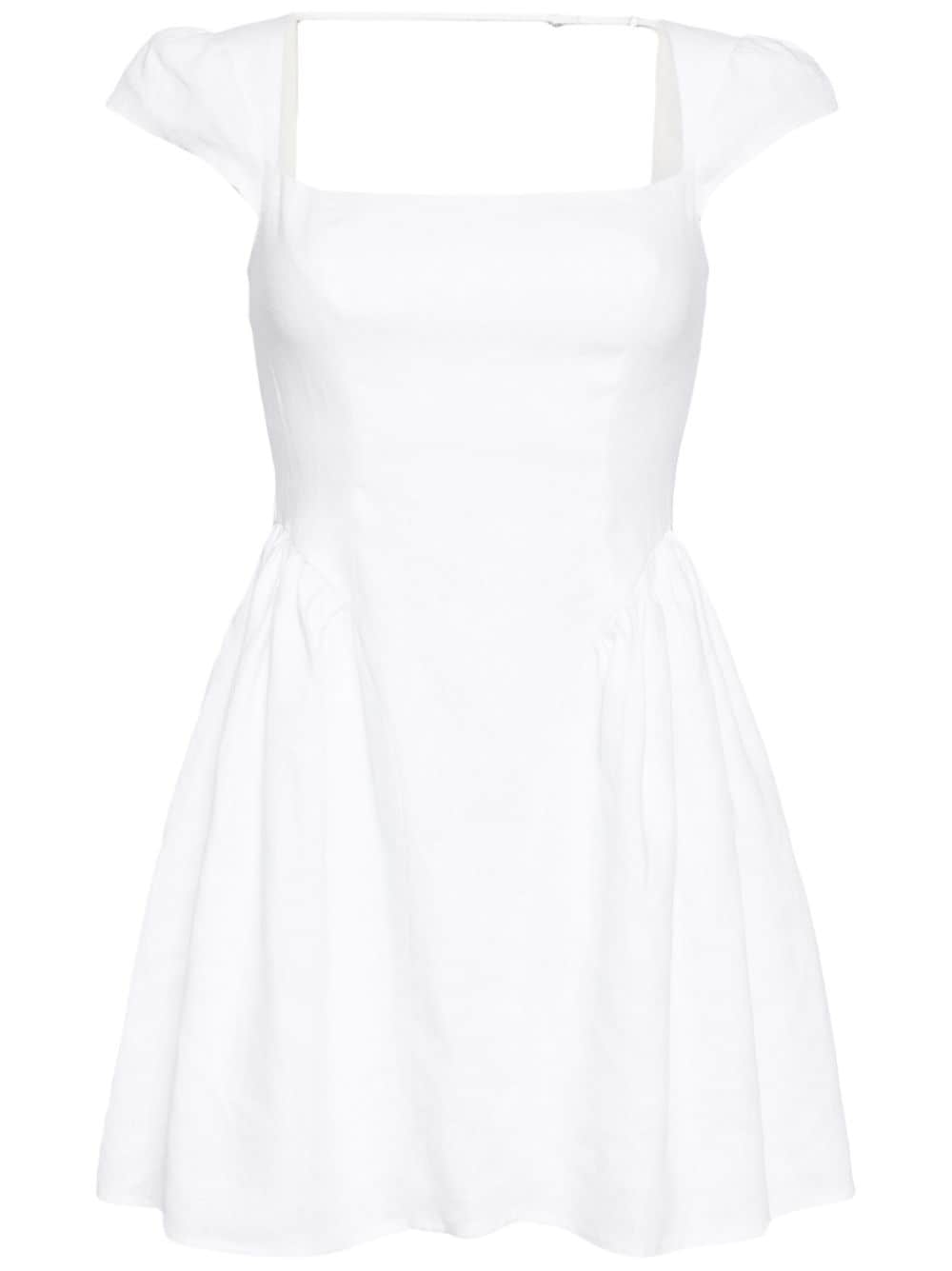 Reformation Oaklyn linen dress - White von Reformation