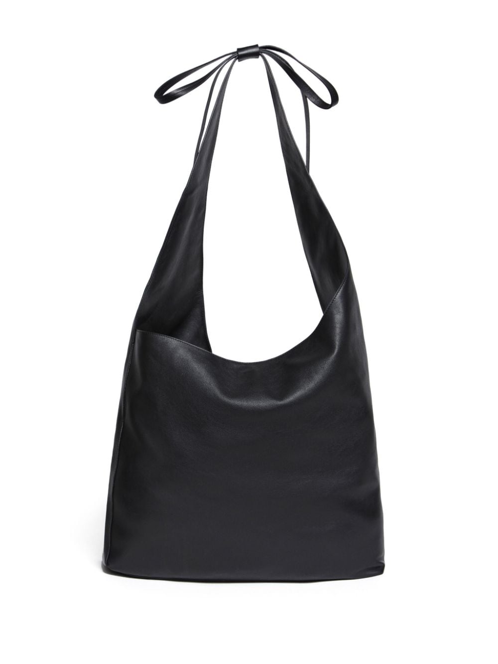 Reformation Vittoria leather oversize tote bag - Black von Reformation