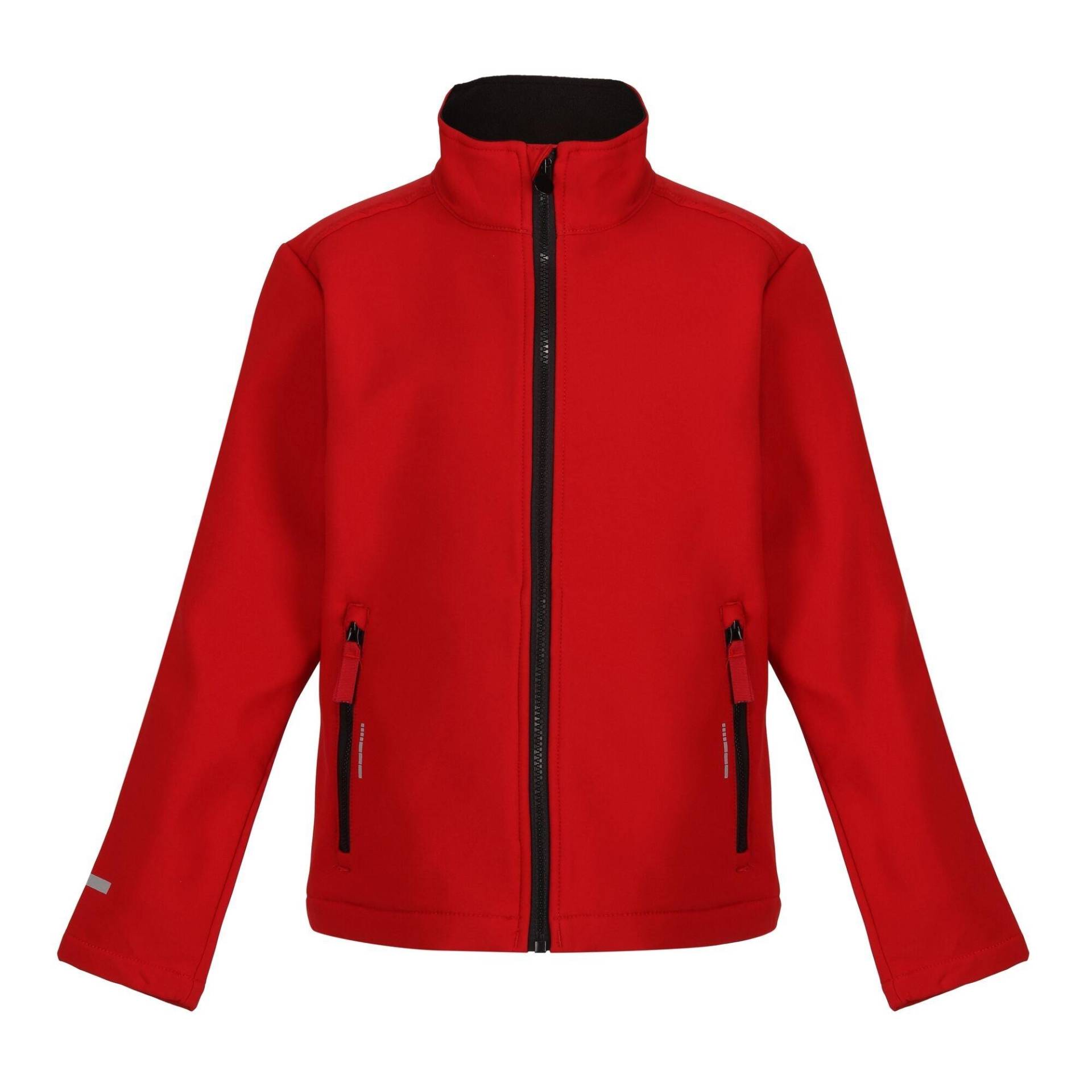 Ablaze Softshelljacke Zweilagig Mädchen Rot Bunt 128 von Regatta