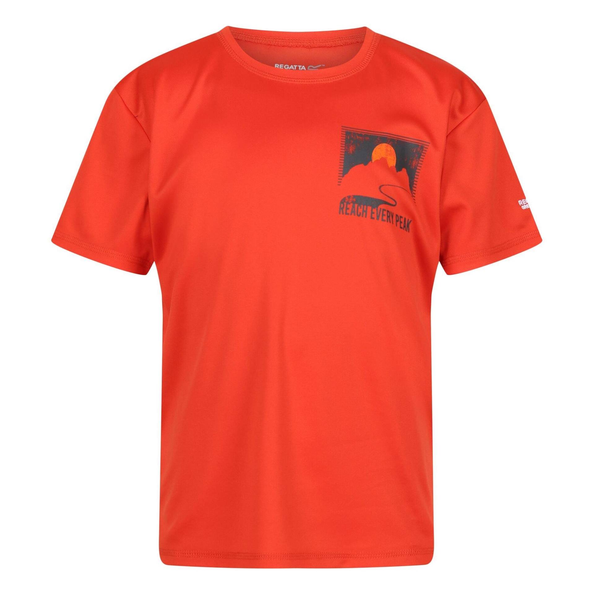 Alvarado Vii Tshirt Jungen Orange 116 von Regatta