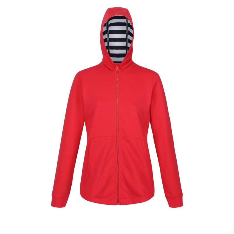 Bayla Hoodie Mit Durchgehendem Reißverschluss Damen Rot Bunt 36 von Regatta