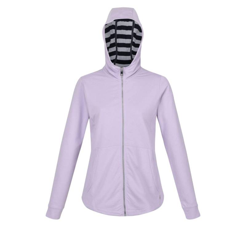 Bayla Hoodie Mit Durchgehendem Reißverschluss Damen Viola 42 von Regatta