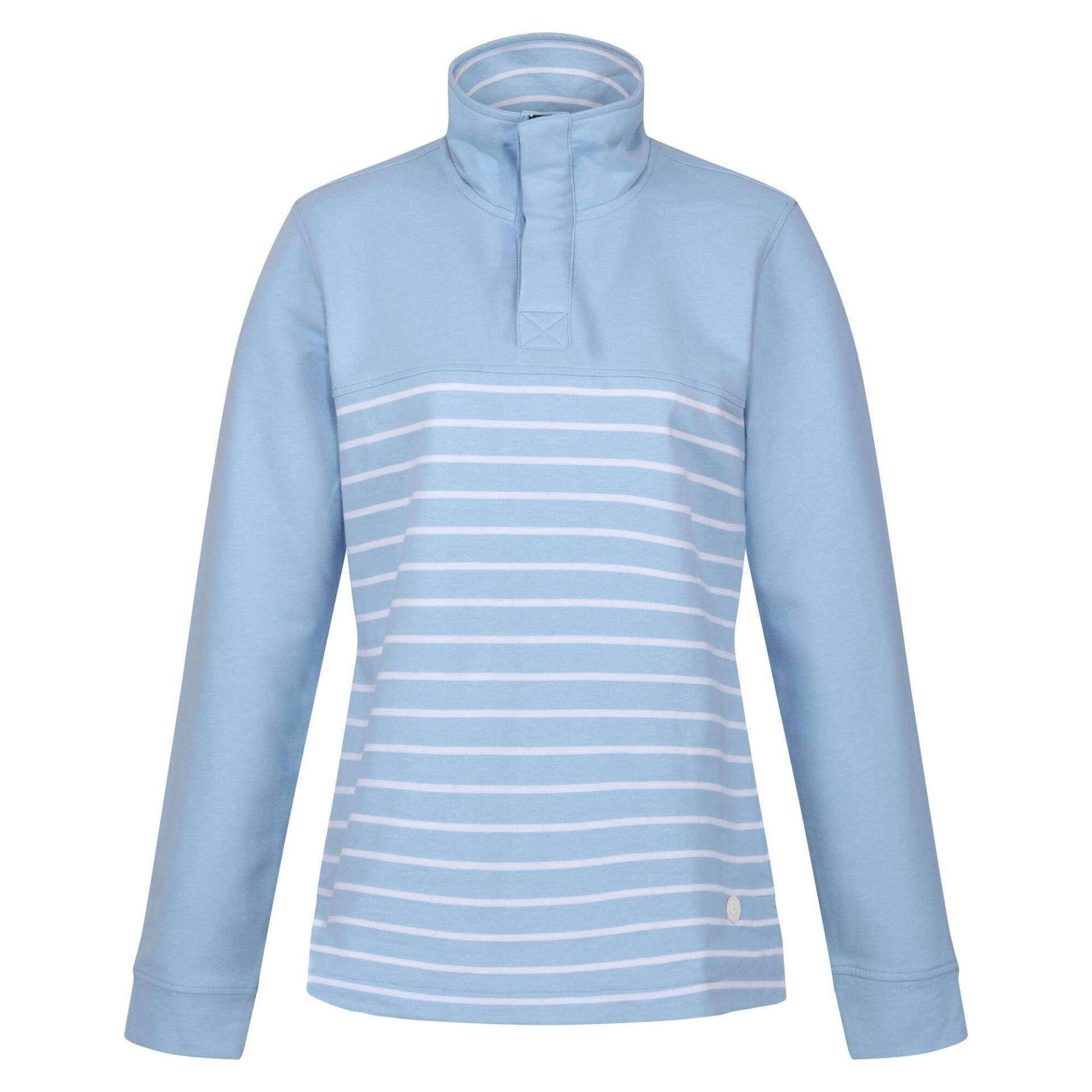 Bayla Sweatshirt Knopfhals Damen Hellblau 36 von Regatta