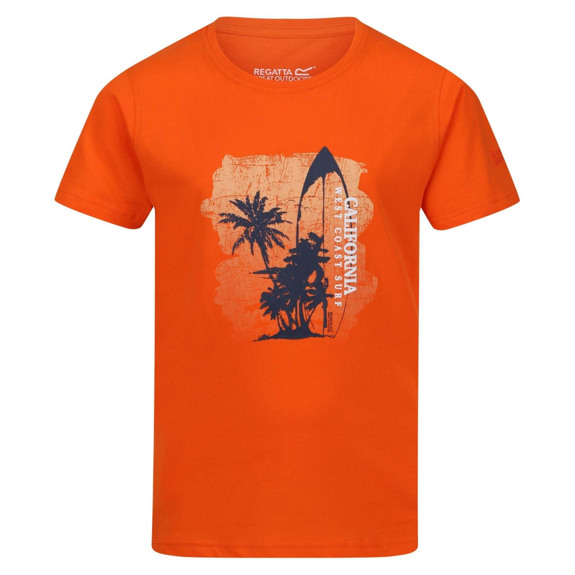 Bosley Vi Tshirt Jungen Orange 170/176 von Regatta