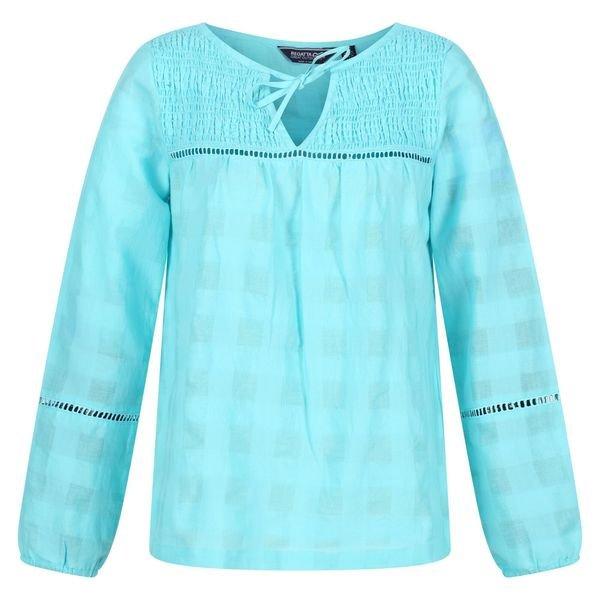 Calluna Bluse Langärmlig Damen Hellblau 36 von Regatta