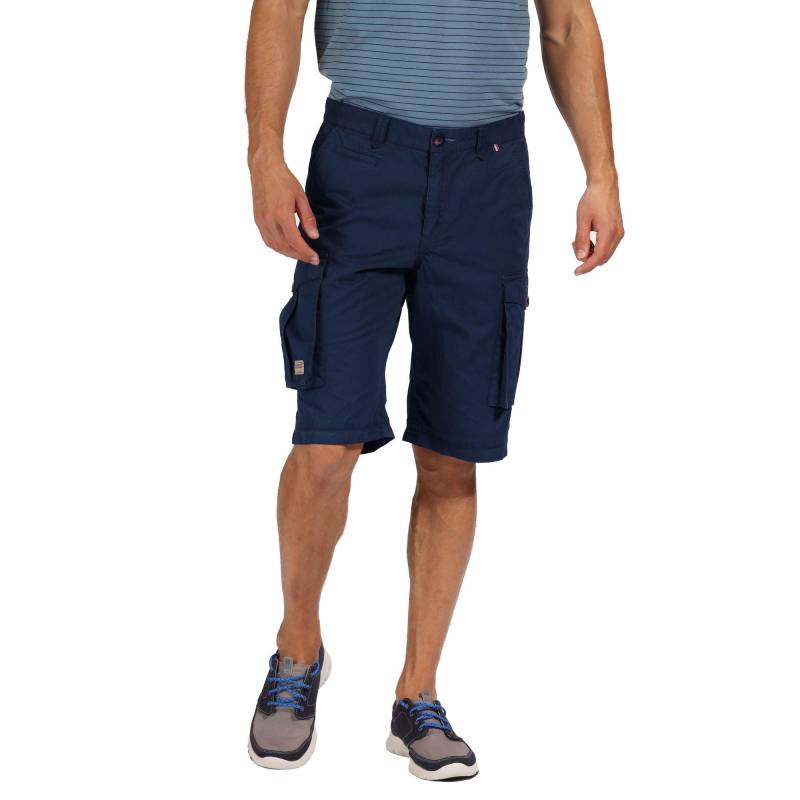 Cargoshorts Shorebay Im Vintagelook Herren Marine W38 von Regatta