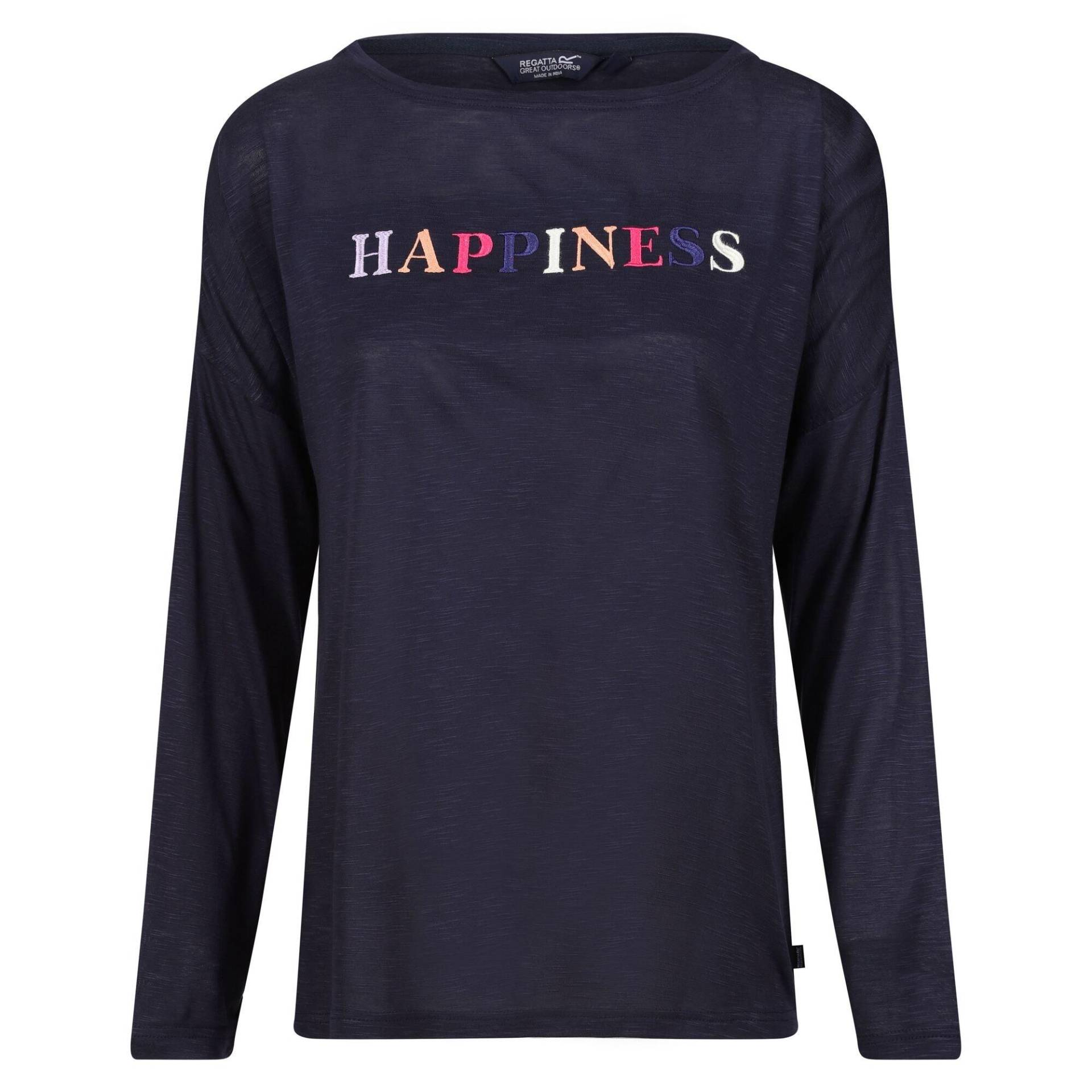 Carlene Happiness Tshirt Langärmlig Damen Marine 44 von Regatta