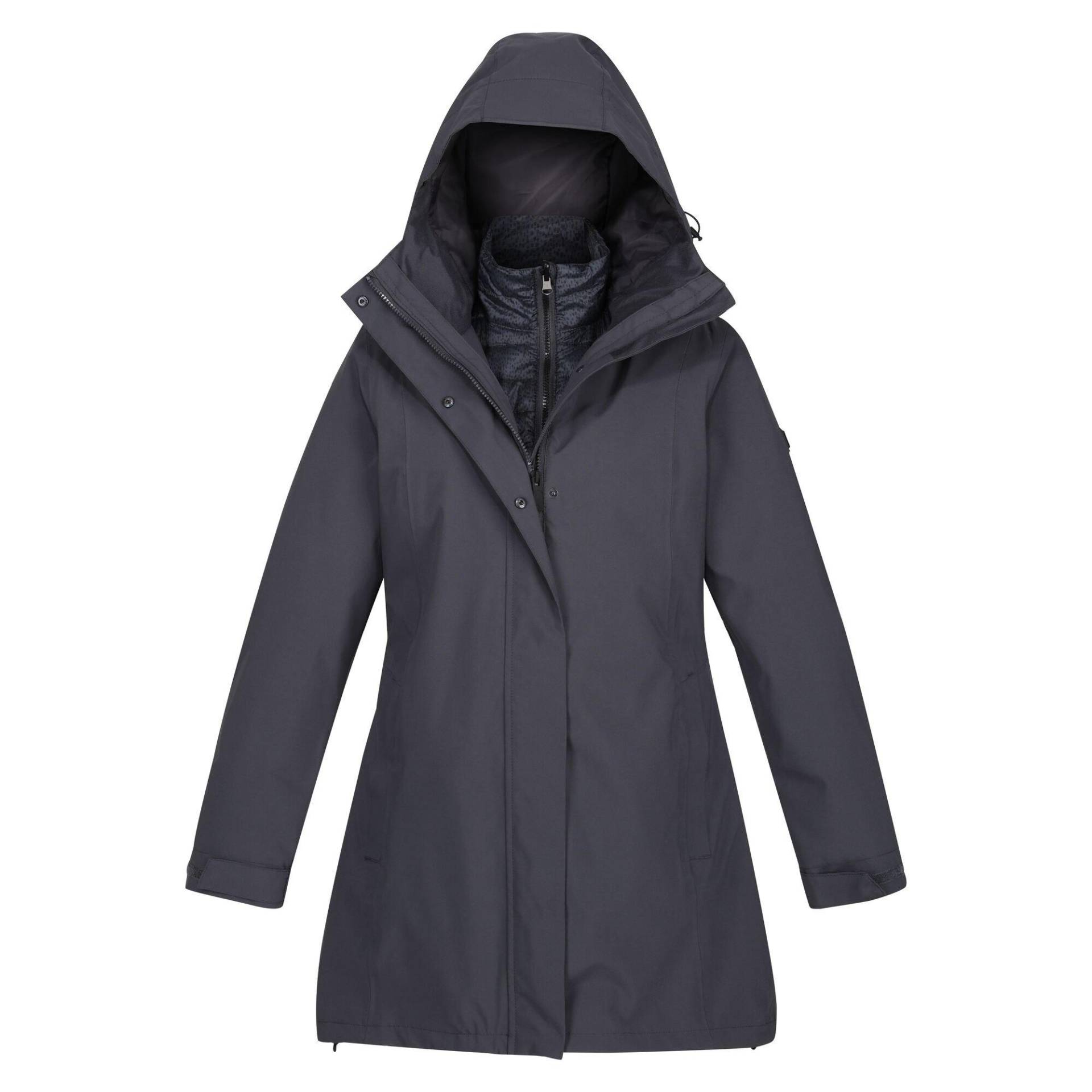 Denbury Iii Jacke, Wasserfest Damen Grau 34 von Regatta