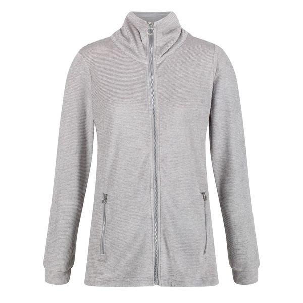 Everleigh Fleecejacke Durchgehender Reißverschluss Damen Platin grau 34 von Regatta