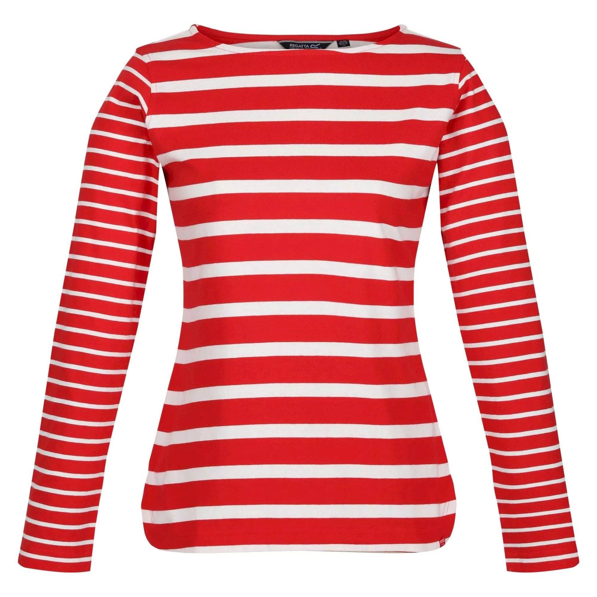 Farida Tshirt Langärmlig Damen Rot Bunt 40 von Regatta