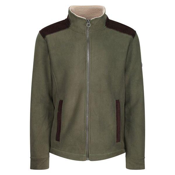 Faversham Fleecejacke Durchgehender Reißverschluss Herren Khaki XL von Regatta