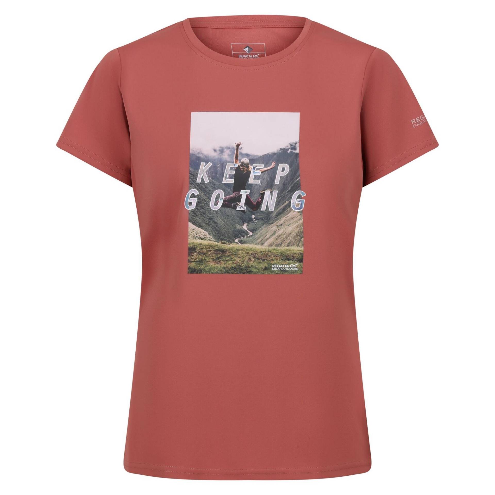 Fingal Vii Keep Going Tshirt Damen Brûlé 34 von Regatta