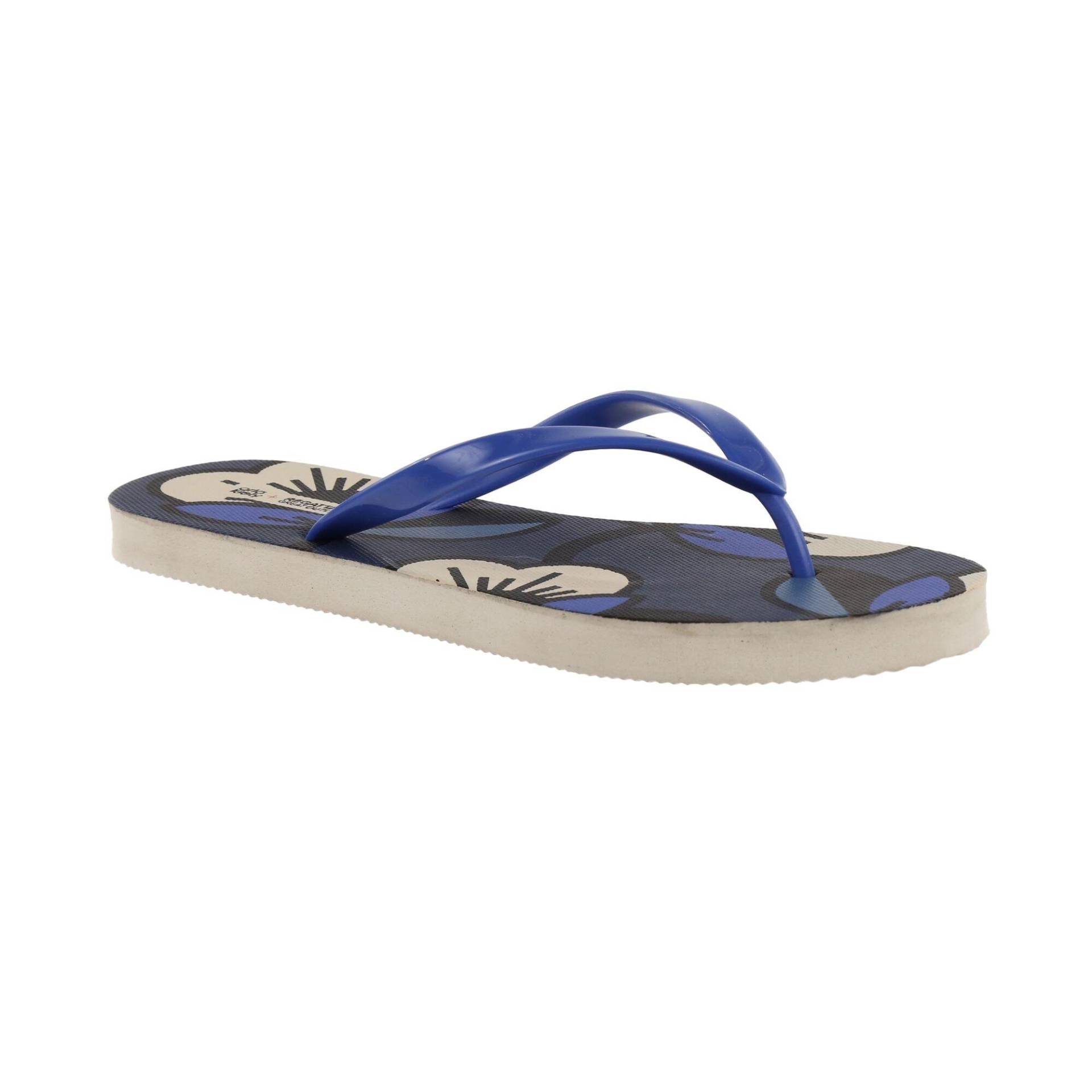 Flipflops Orla Kiely, Passionsblume Damen Marine 41 von Regatta