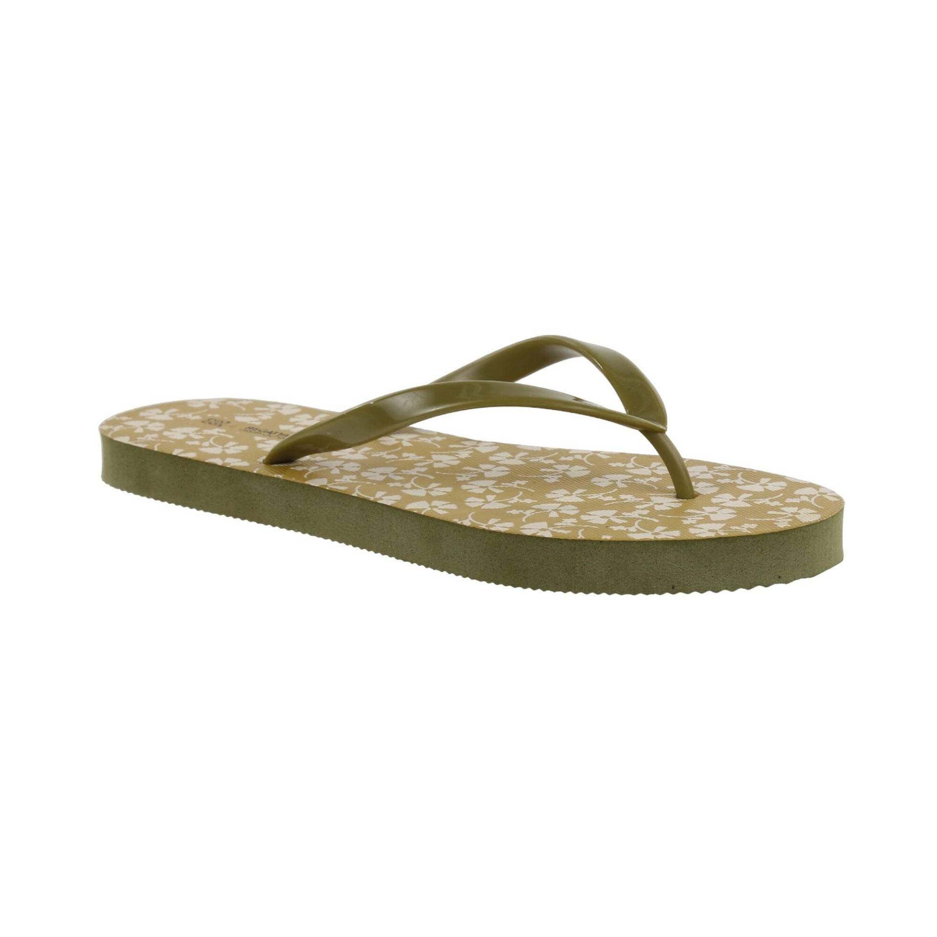 Flipflops Orla Kiely, Petersilie Damen Gelb Bunt 37 von Regatta