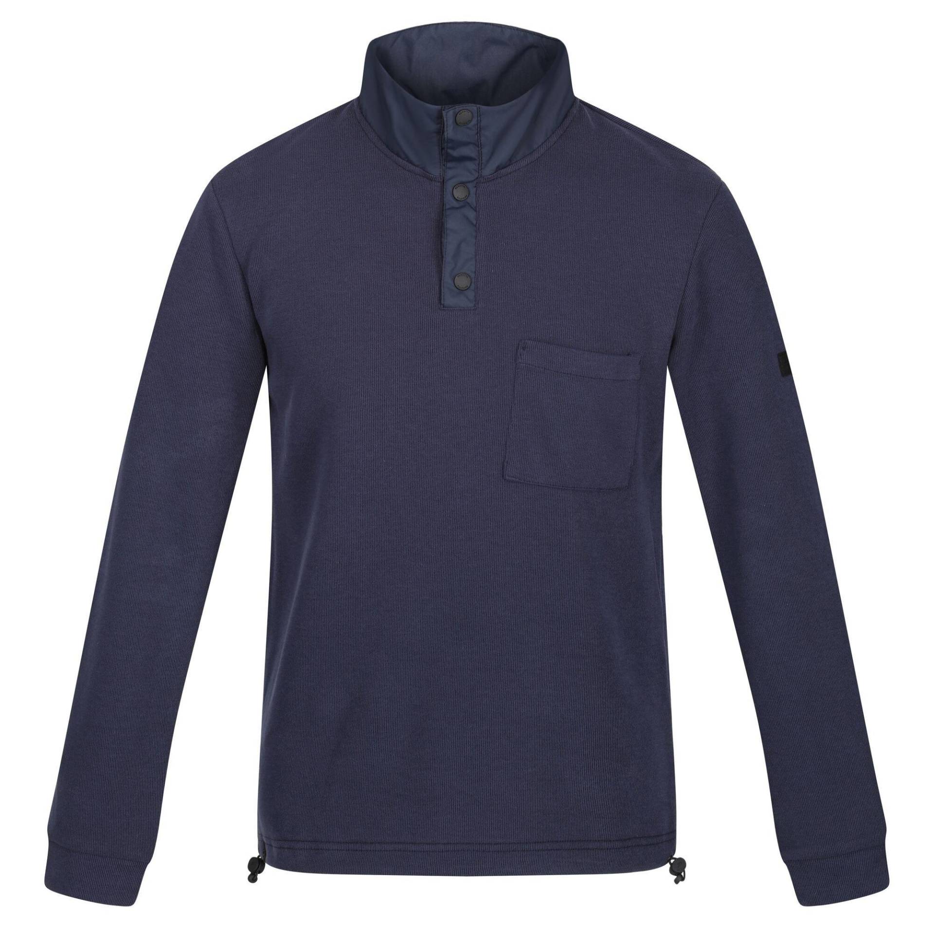 Galino Sweatshirt Knopfdetail Herren Marine M von Regatta