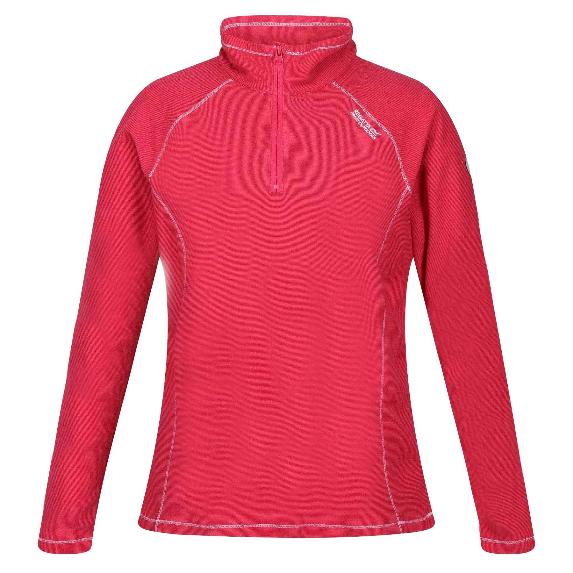 Great Outdoors Fleecetop Montes Mit 14reißverschluss Damen Pink 34 von Regatta