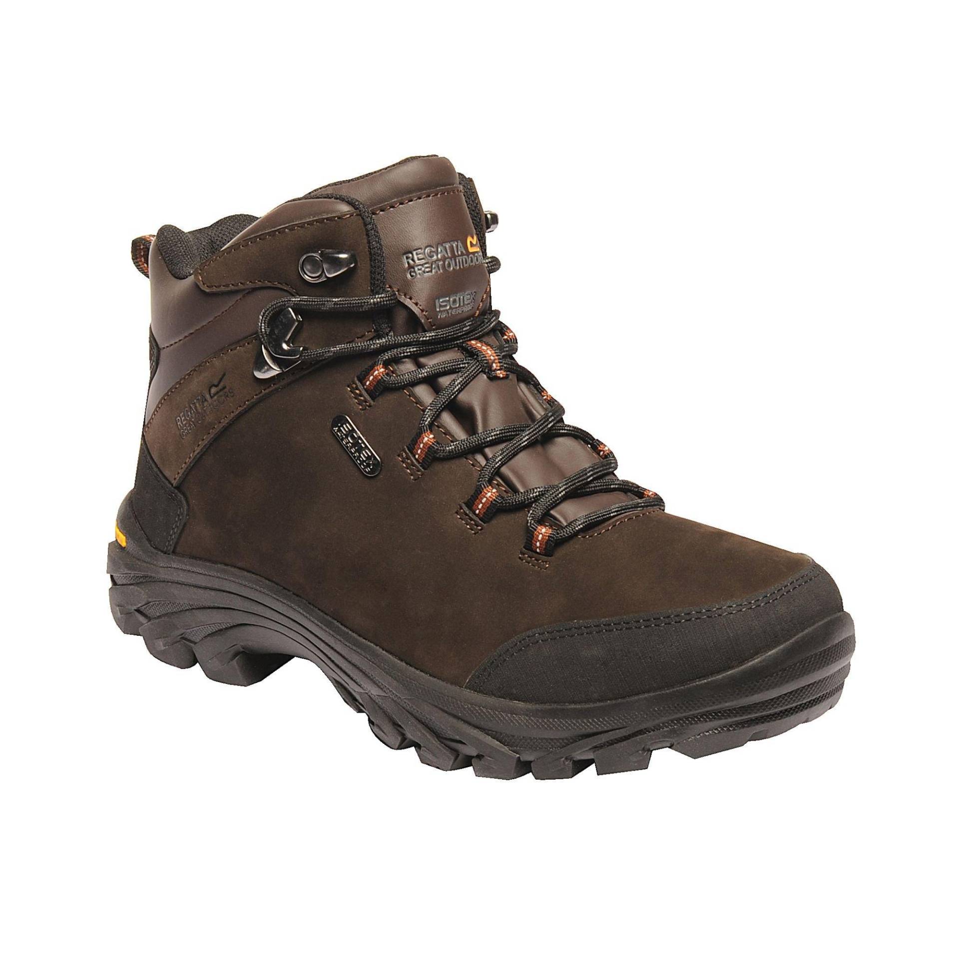 Great Outdoors Lederwanderstiefel Burrell Herren Braun 41 von Regatta