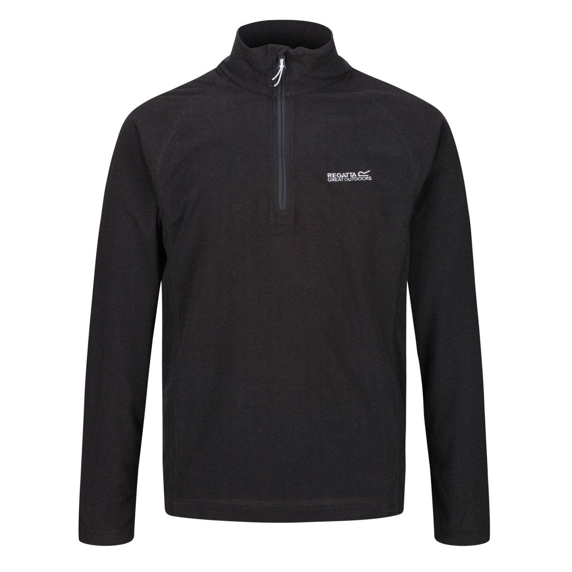 Great Outdoors Montes Fleecepullover Herren Schwarz S von Regatta