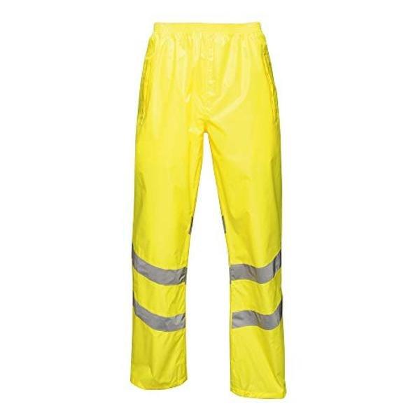 Hi Vis Pro Reflective Überhose Arbeitshose, Warnfarben, Reflektierend Damen Gelb L von Regatta