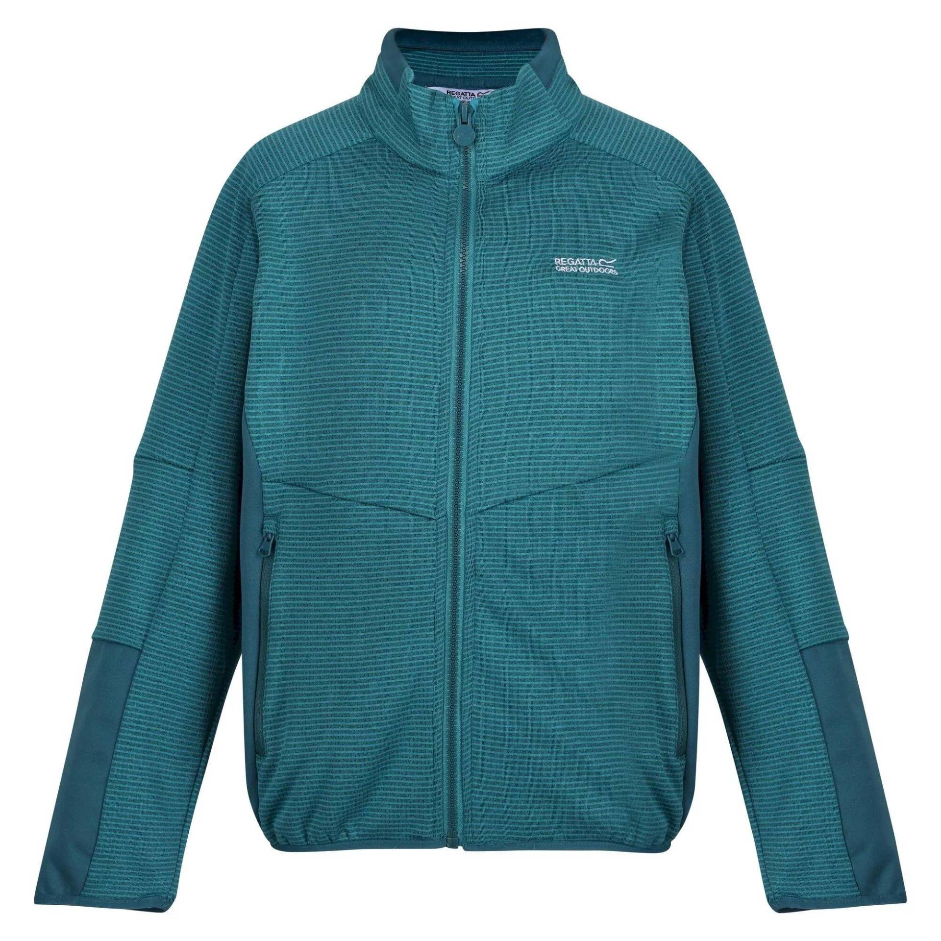 Highton Iii Fleecejacke Durchgehender Reißverschluss Jungen Blau 116 von Regatta