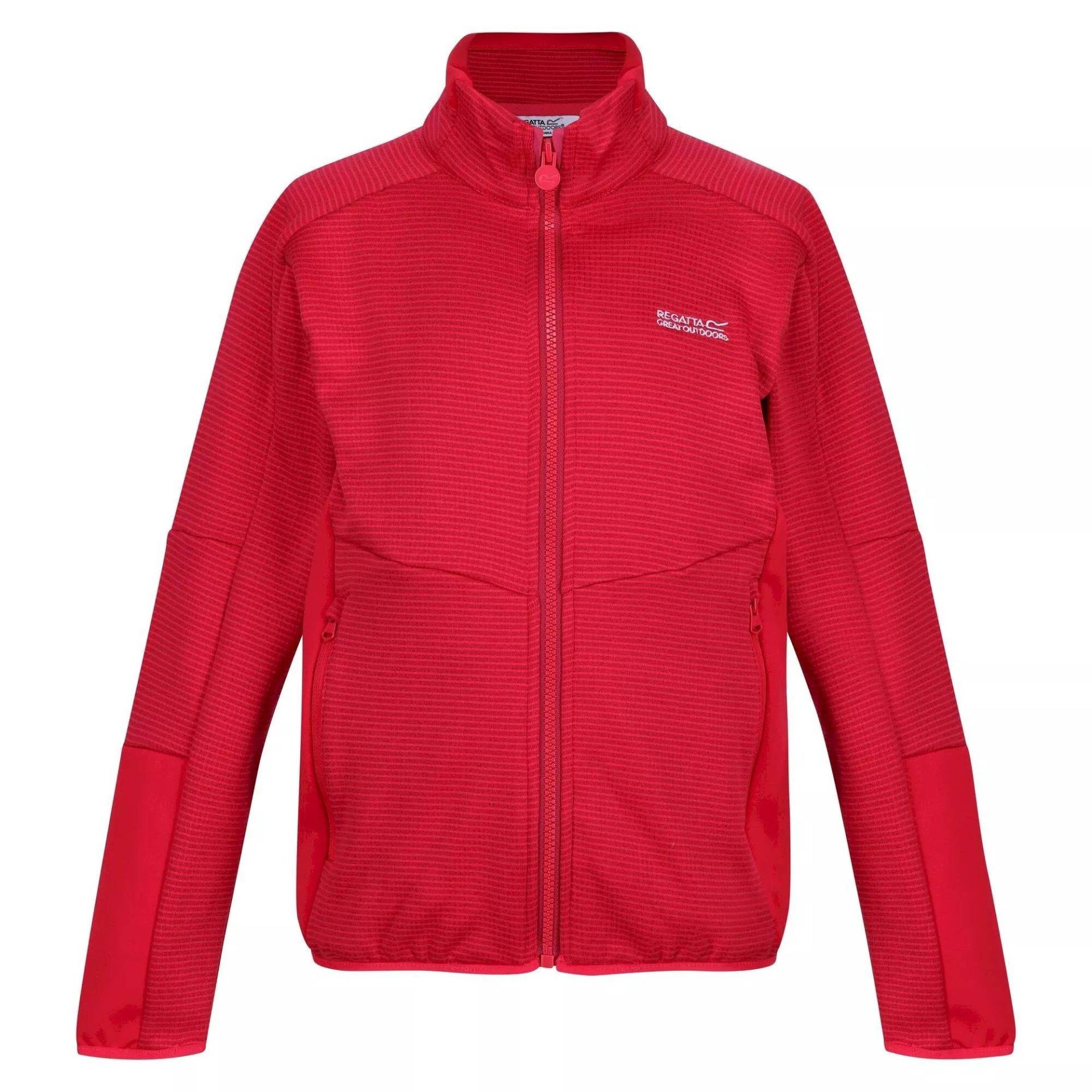 Highton Iii Fleecejacke Durchgehender Reißverschluss Jungen Rubin 128 von Regatta