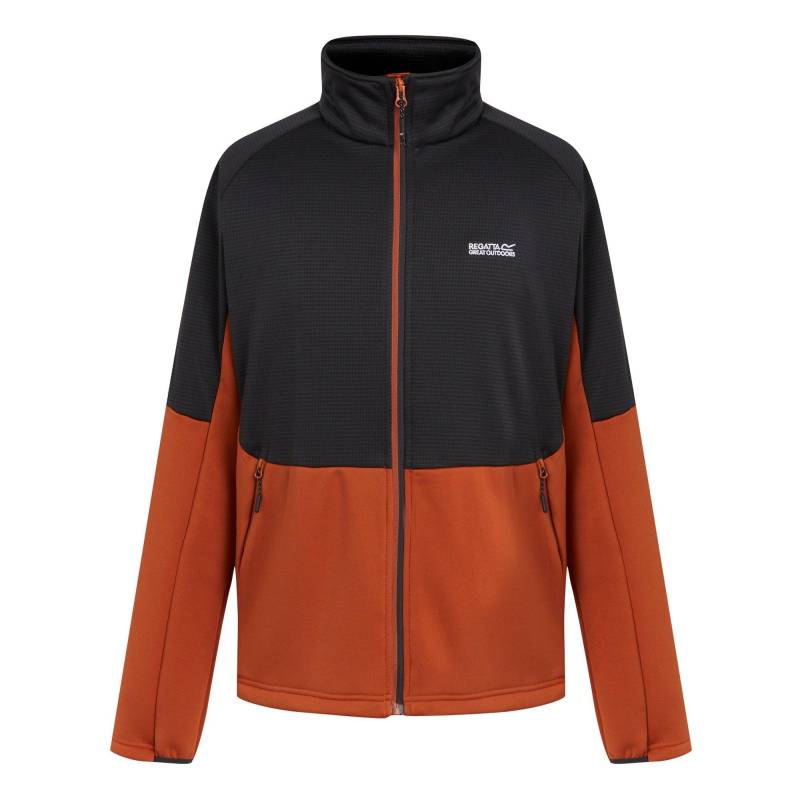 Highton Iv Fleecejacke Durchgehender Reißverschluss Herren Braun Leder S von Regatta