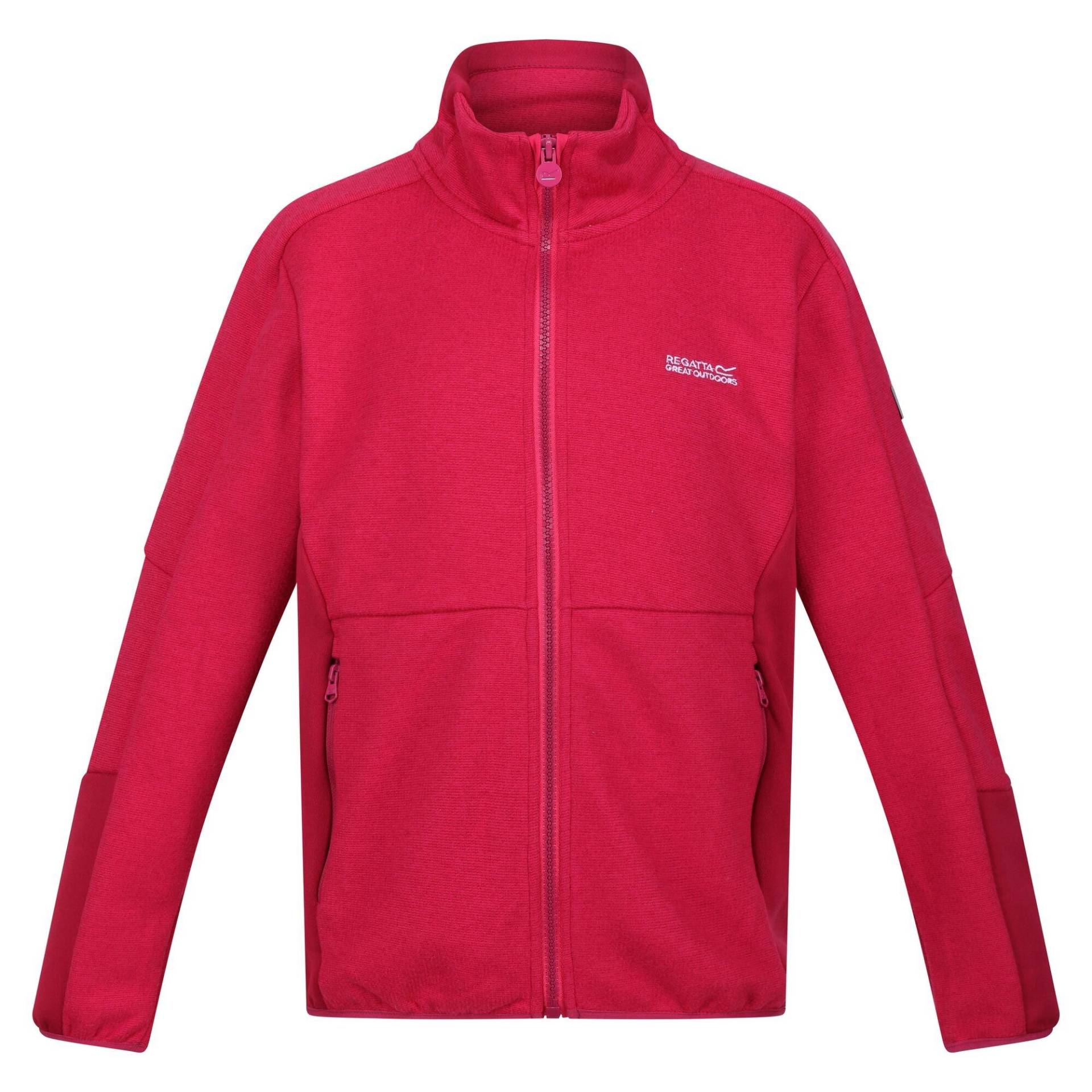 Highton Iv Fleecejacke Durchgehender Reißverschluss Jungen Dunkelrosa 146/152 von Regatta