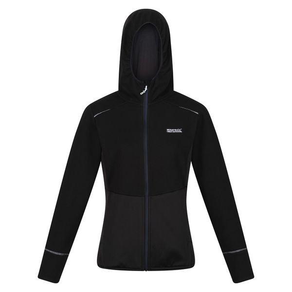 Hoodie Mit Durchgehendem Reißverschluss Damen Schwarz 44 von Regatta