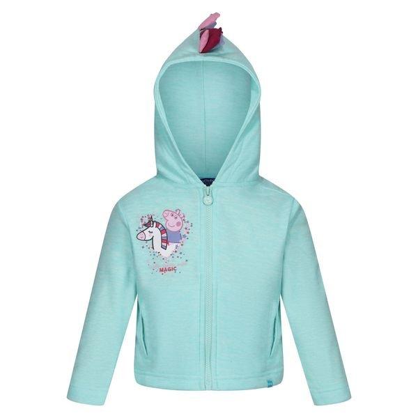 Hoodie Mit Durchgehendem Reißverschluss Girls Mädchen Hellblau 98 von Regatta