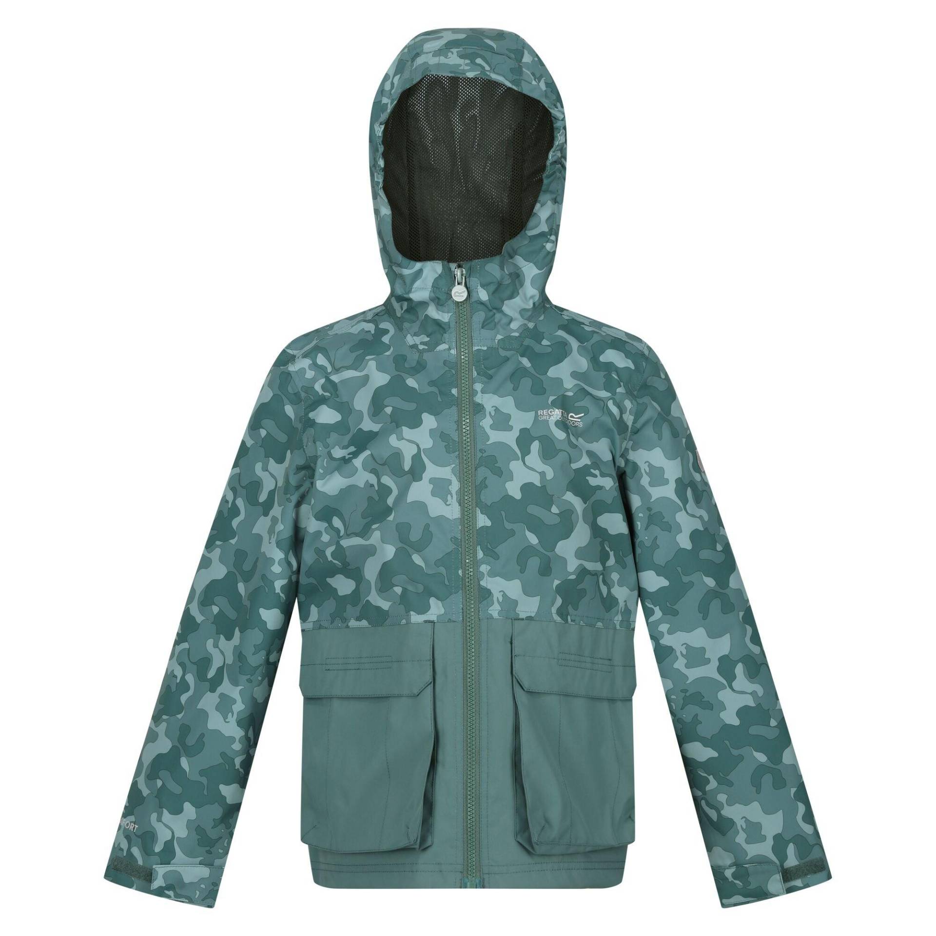 Hywell Jacke, Wasserfest Mädchen Ozeangrün 146/152 von Regatta