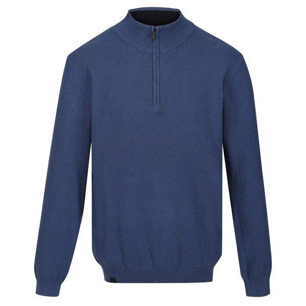 Keaton Pullover Herren Blau Denim Dunkel L von Regatta